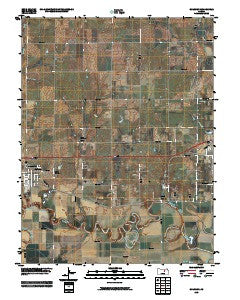 Solomon Kansas Historical topographic map, 1:24000 scale, 7.5 X 7.5 Minute, Year 2009