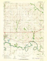Solomon Kansas Historical topographic map, 1:24000 scale, 7.5 X 7.5 Minute, Year 1963