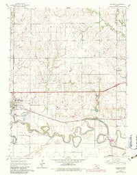 Solomon Kansas Historical topographic map, 1:24000 scale, 7.5 X 7.5 Minute, Year 1963
