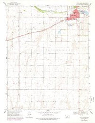 South Dodge Kansas Historical topographic map, 1:24000 scale, 7.5 X 7.5 Minute, Year 1969