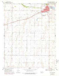 South Dodge Kansas Historical topographic map, 1:24000 scale, 7.5 X 7.5 Minute, Year 1969