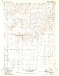 South Flats Kansas Historical topographic map, 1:24000 scale, 7.5 X 7.5 Minute, Year 1979