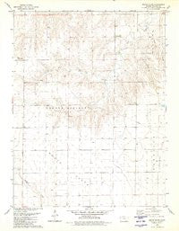 South Flats Kansas Historical topographic map, 1:24000 scale, 7.5 X 7.5 Minute, Year 1979