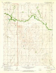 South Haven NE Kansas Historical topographic map, 1:24000 scale, 7.5 X 7.5 Minute, Year 1964