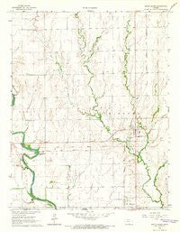 South Haven Kansas Historical topographic map, 1:24000 scale, 7.5 X 7.5 Minute, Year 1965