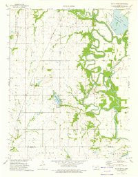 South Mound Kansas Historical topographic map, 1:24000 scale, 7.5 X 7.5 Minute, Year 1973