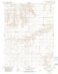 South of Crosby Creek Kansas Historical topographic map, 1:24000 scale, 7.5 X 7.5 Minute, Year 1978