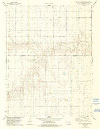 South of Drury Creek Kansas Historical topographic map, 1:24000 scale, 7.5 X 7.5 Minute, Year 1978