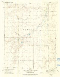 South of Eminence Cemetery Kansas Historical topographic map, 1:24000 scale, 7.5 X 7.5 Minute, Year 1974