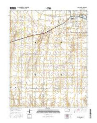 South Dodge Kansas Current topographic map, 1:24000 scale, 7.5 X 7.5 Minute, Year 2016