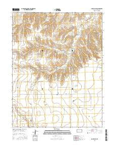 South Flats Kansas Current topographic map, 1:24000 scale, 7.5 X 7.5 Minute, Year 2015