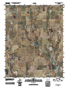 South Haven Kansas Historical topographic map, 1:24000 scale, 7.5 X 7.5 Minute, Year 2010