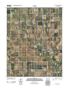South Haven Kansas Historical topographic map, 1:24000 scale, 7.5 X 7.5 Minute, Year 2012