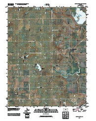 South Mound Kansas Historical topographic map, 1:24000 scale, 7.5 X 7.5 Minute, Year 2010
