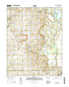 South Mound Kansas Current topographic map, 1:24000 scale, 7.5 X 7.5 Minute, Year 2015