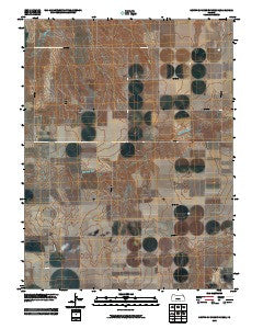 South of Crosby Creek Kansas Historical topographic map, 1:24000 scale, 7.5 X 7.5 Minute, Year 2009