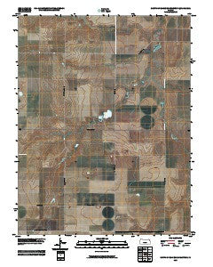 South of Eminence Cemetery Kansas Historical topographic map, 1:24000 scale, 7.5 X 7.5 Minute, Year 2009