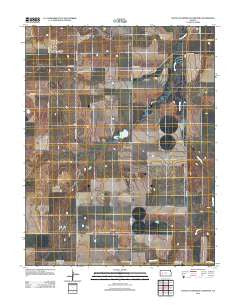 South of Eminence Cemetery Kansas Historical topographic map, 1:24000 scale, 7.5 X 7.5 Minute, Year 2012