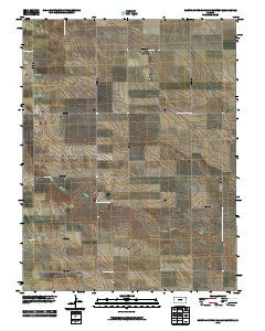 South of Stockholm Cemetery Kansas Historical topographic map, 1:24000 scale, 7.5 X 7.5 Minute, Year 2010