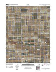 South of Stockholm Cemetery Kansas Historical topographic map, 1:24000 scale, 7.5 X 7.5 Minute, Year 2012