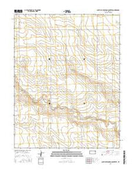 South of Stockholm Cemetery Kansas Current topographic map, 1:24000 scale, 7.5 X 7.5 Minute, Year 2015