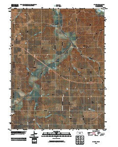 Sparks Kansas Historical topographic map, 1:24000 scale, 7.5 X 7.5 Minute, Year 2009