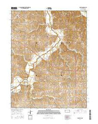 Sparks Kansas Current topographic map, 1:24000 scale, 7.5 X 7.5 Minute, Year 2016