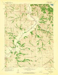 Sparks Kansas Historical topographic map, 1:24000 scale, 7.5 X 7.5 Minute, Year 1959