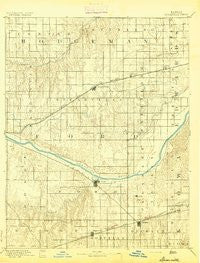 Spearville Kansas Historical topographic map, 1:125000 scale, 30 X 30 Minute, Year 1894