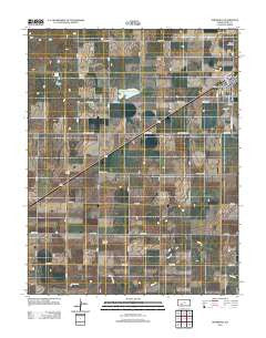 Spearville Kansas Historical topographic map, 1:24000 scale, 7.5 X 7.5 Minute, Year 2012