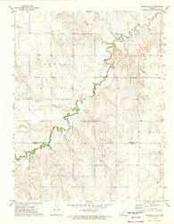 Spearville NE Kansas Historical topographic map, 1:24000 scale, 7.5 X 7.5 Minute, Year 1972