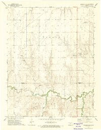 Spearville NW Kansas Historical topographic map, 1:24000 scale, 7.5 X 7.5 Minute, Year 1972