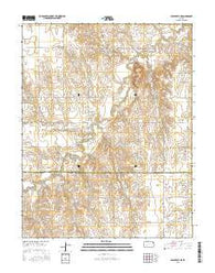 Spearville NE Kansas Current topographic map, 1:24000 scale, 7.5 X 7.5 Minute, Year 2016