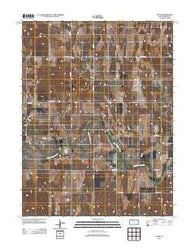 Speed Kansas Historical topographic map, 1:24000 scale, 7.5 X 7.5 Minute, Year 2012