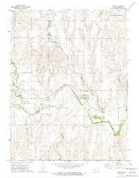 Speed Kansas Historical topographic map, 1:24000 scale, 7.5 X 7.5 Minute, Year 1972