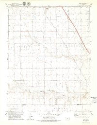Spica Kansas Historical topographic map, 1:24000 scale, 7.5 X 7.5 Minute, Year 1979