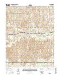 Spivey Kansas Current topographic map, 1:24000 scale, 7.5 X 7.5 Minute, Year 2016