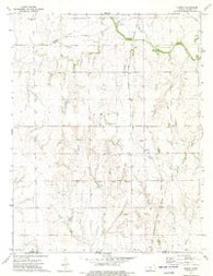 Spring Kansas Historical topographic map, 1:24000 scale, 7.5 X 7.5 Minute, Year 1972