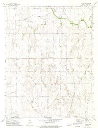 Spring Kansas Historical topographic map, 1:24000 scale, 7.5 X 7.5 Minute, Year 1972