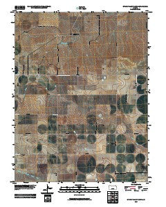 Spring Valley Ranch Kansas Historical topographic map, 1:24000 scale, 7.5 X 7.5 Minute, Year 2009
