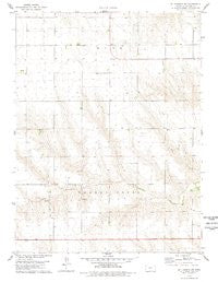 St Francis SW Kansas Historical topographic map, 1:24000 scale, 7.5 X 7.5 Minute, Year 1978