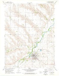 St Francis Kansas Historical topographic map, 1:24000 scale, 7.5 X 7.5 Minute, Year 1978