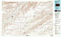 St. Francis Kansas Historical topographic map, 1:100000 scale, 30 X 60 Minute, Year 1985