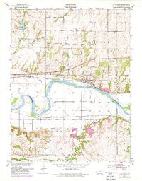 St George Kansas Historical topographic map, 1:24000 scale, 7.5 X 7.5 Minute, Year 1953