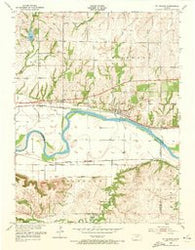 St. George Kansas Historical topographic map, 1:24000 scale, 7.5 X 7.5 Minute, Year 1953