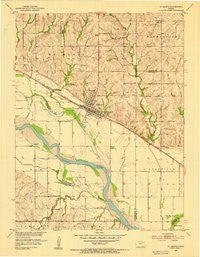 St Marys Kansas Historical topographic map, 1:24000 scale, 7.5 X 7.5 Minute, Year 1953
