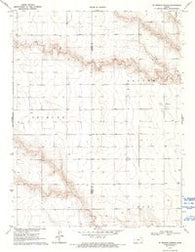 St. Theresa Church Kansas Historical topographic map, 1:24000 scale, 7.5 X 7.5 Minute, Year 1970