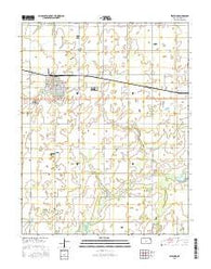 Stafford Kansas Current topographic map, 1:24000 scale, 7.5 X 7.5 Minute, Year 2015