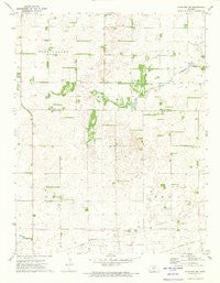 Stafford SW Kansas Historical topographic map, 1:24000 scale, 7.5 X 7.5 Minute, Year 1971