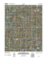 Stark Kansas Historical topographic map, 1:24000 scale, 7.5 X 7.5 Minute, Year 2012